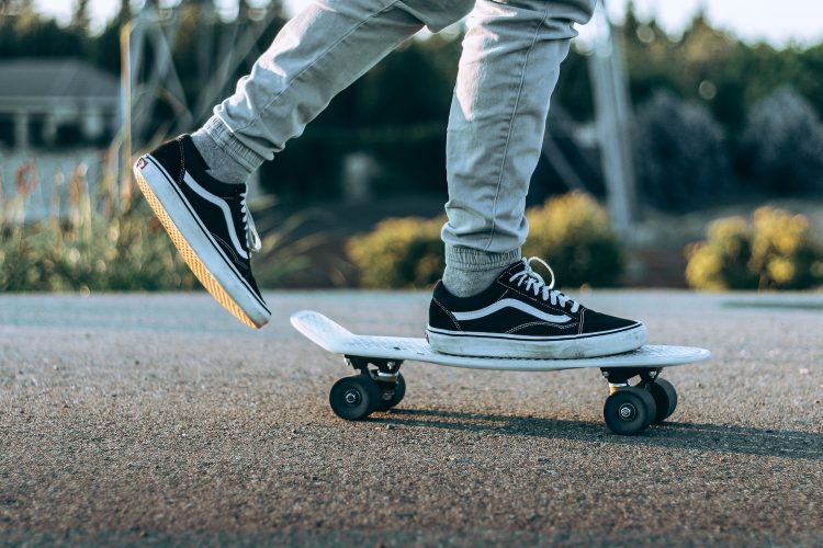 person skateboard